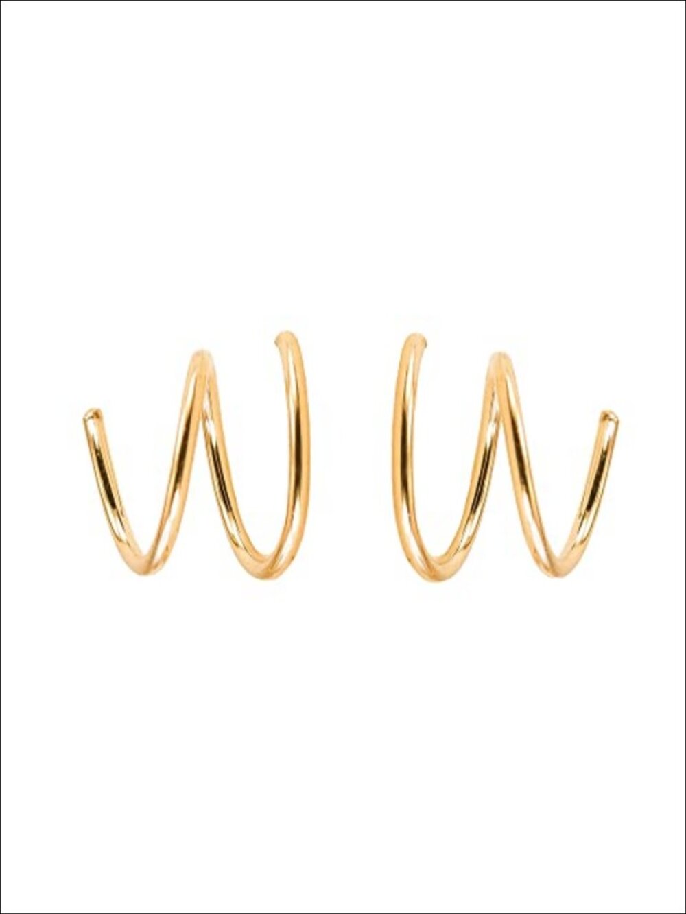 14K Gold Filled Mini Illusion Hoop Earrings 8mm Handmade Minimalist